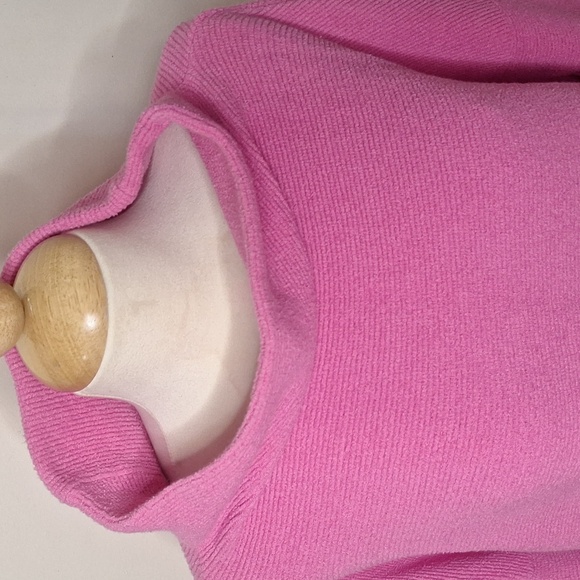 Free People “Ottoman Slouchy Tunic” (electric pink) Size M - Picture 4 of 11